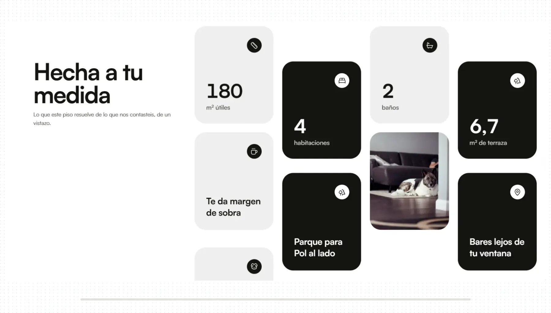 Ejemplo de presentaciones hiperpersonalizadas con IA mostrando dos landings inmobiliarias adaptadas a diferentes leads.